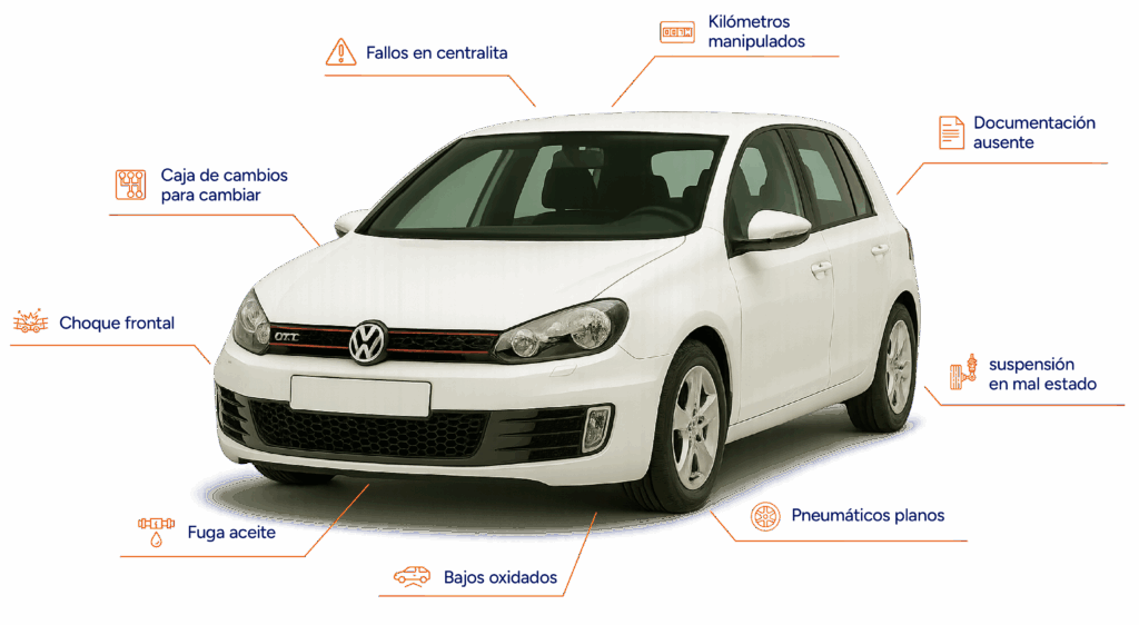 nch vw golf gti 6 2009 fallos revision 20